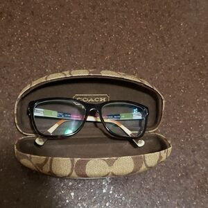 Coach 5001 Dark Tortoise 54□16 135  HC 6013 Julayne Eyeglasses With Case.